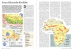 Atlas der Globalisierung: Beispielseiten Konflikt Afrika