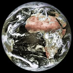 Erde im Weltall/ Satellitenbild