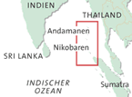 Landkarte: Indischer Ozean/ Großansicht bei: DIE ZEIT 2/2005
