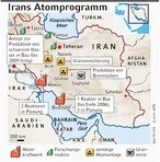 Infografik: Atomanlagen im Iran; Großansicht [FR]