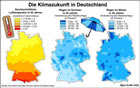 Infografik: Die Klimazukunft in Deutschland
