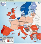 Resistenz-Europakarte: FR-Infografik