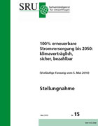 100 % erneuerbare Stromversorgung bis 2050: klimavertrglich, sicher, bezahlbar:  Grafik Großansicht