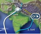 Pakistan-Flut:  Grafik Groansicht