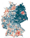 Bevlkerungsentwicklung:  Grafik Groansicht