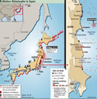 Erdbeben- und Tsunami-Katastrophe in Japan:  Grafik Groansicht