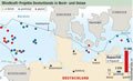 Windkraft-Projekte Deutschlands in Nord- und Ostsee:  Grafik Groansicht