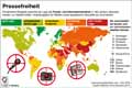 Pressefreiheit-Welt-2016 / Infografik Globus 11697 vom 28.04.2017