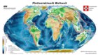 Tektonische Platten: Weltkarte, Großansicht bei der ETH-Zürich